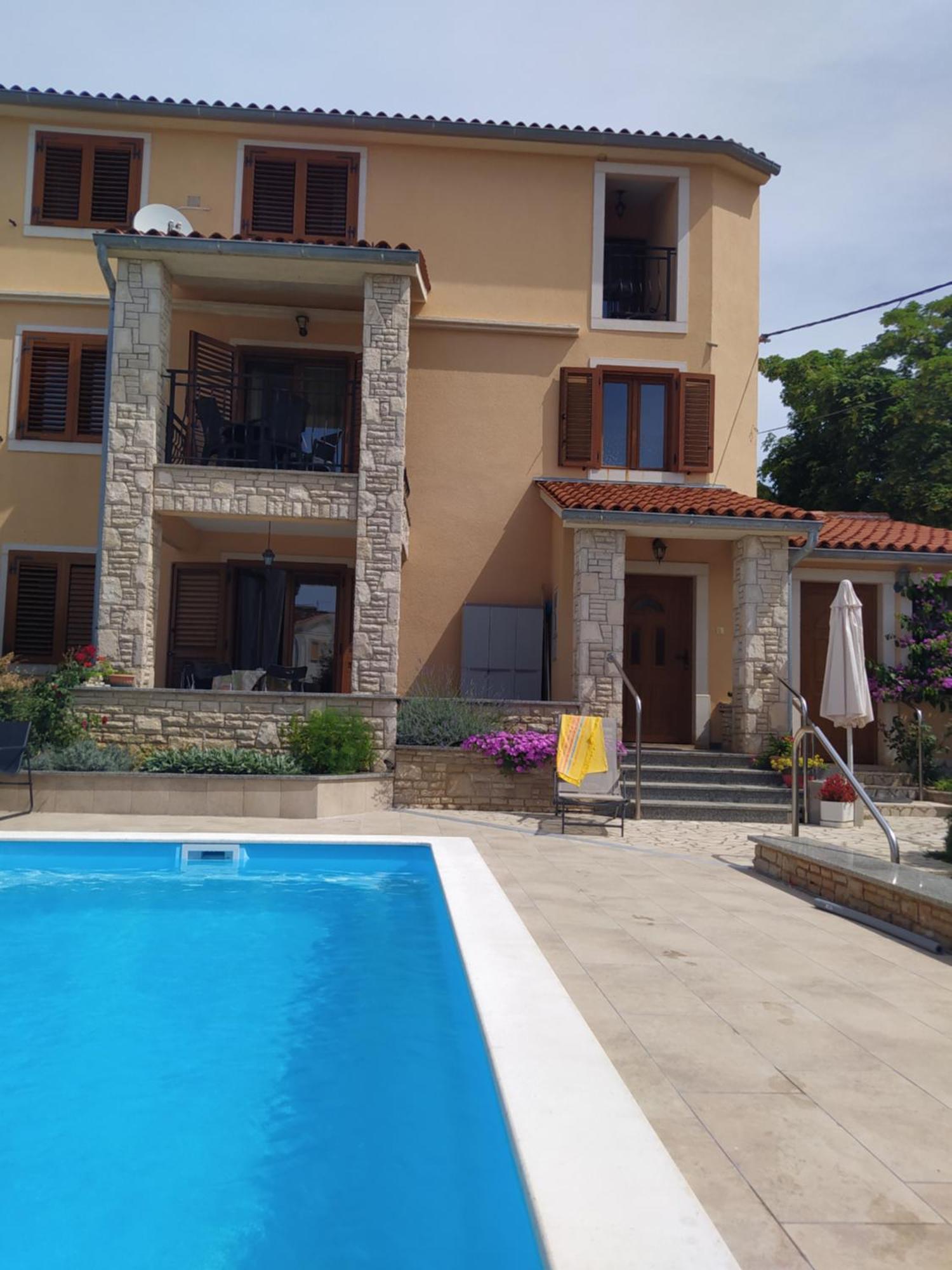 Villa Krasa Sea View Apartmants With Pool Ližnjan المظهر الخارجي الصورة