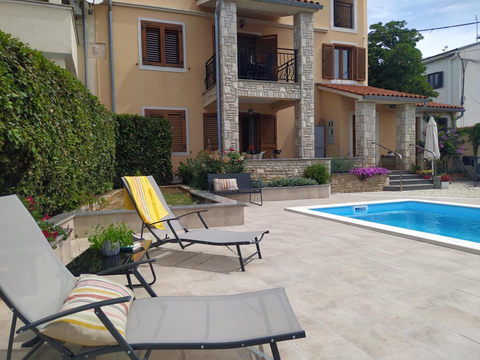 Villa Krasa Sea View Apartmants With Pool Ližnjan المظهر الخارجي الصورة